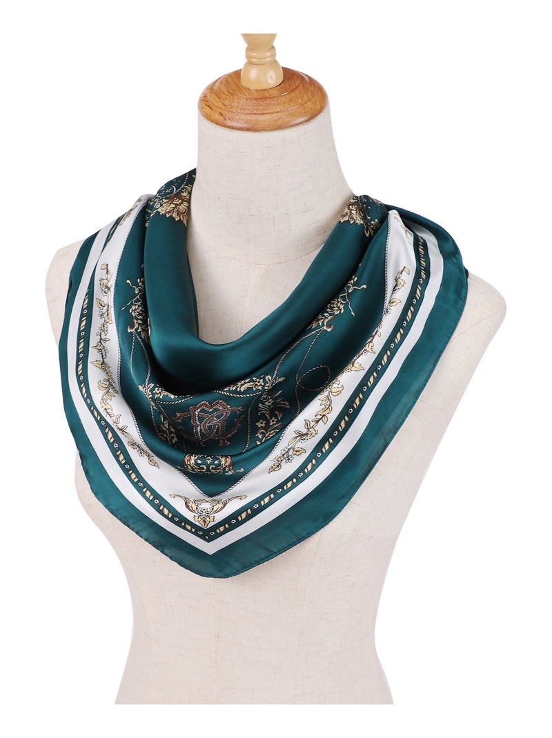 Pañuelo de Seda DAMAS Verde - Kiabi