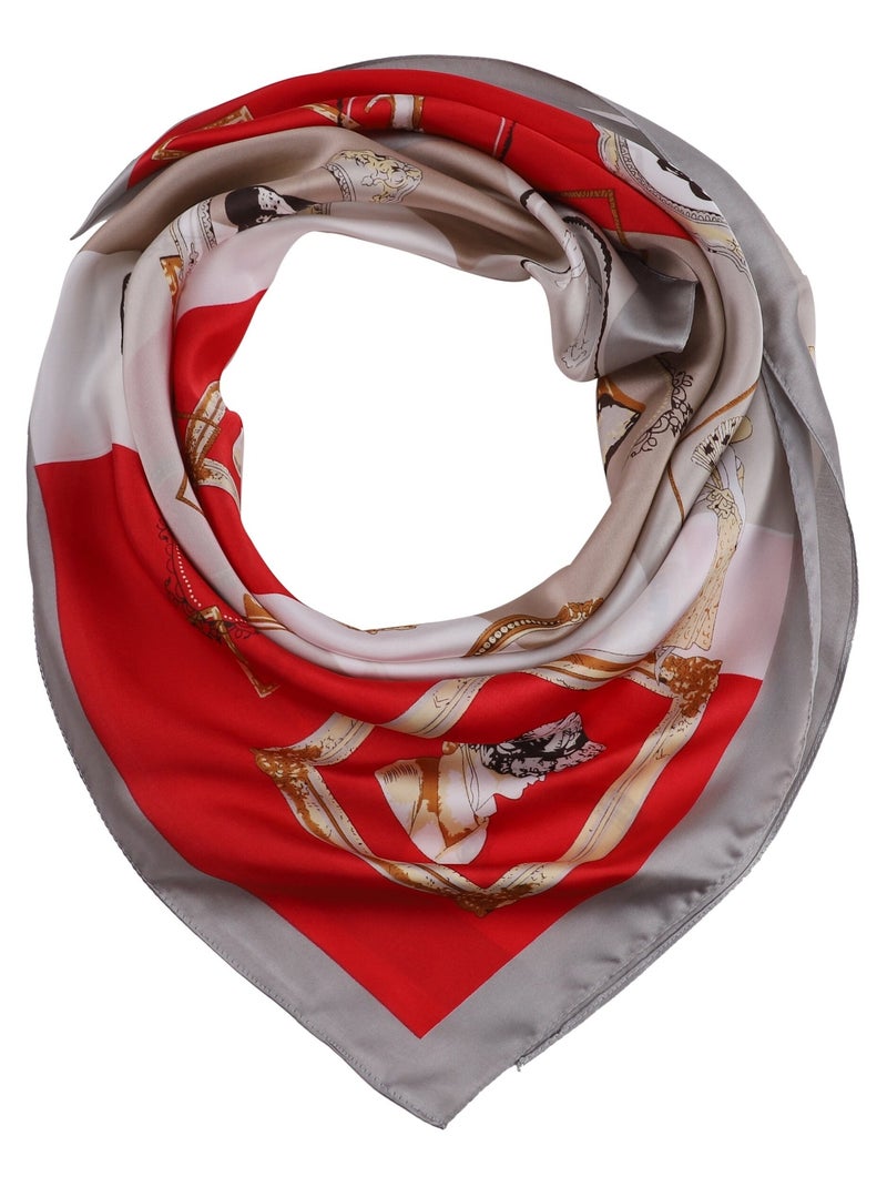 Pañuelo de Seda FRAME Rojo - Kiabi