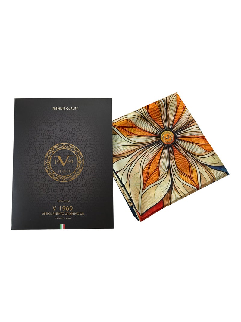 Pañuelo de seda Gran Mystic Flowers Multicolor - Kiabi
