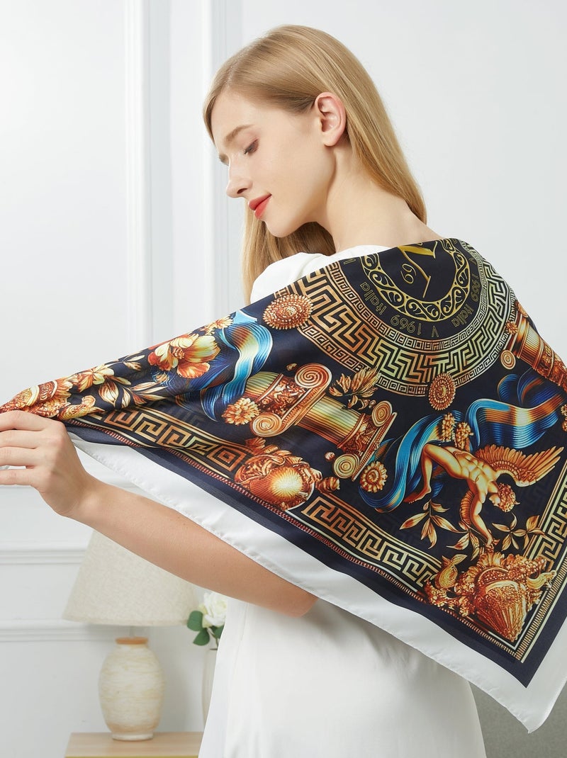 Pañuelo de seda Gran Roma Oro - Kiabi
