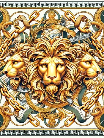 Pañuelo de seda Gran ThreeLions