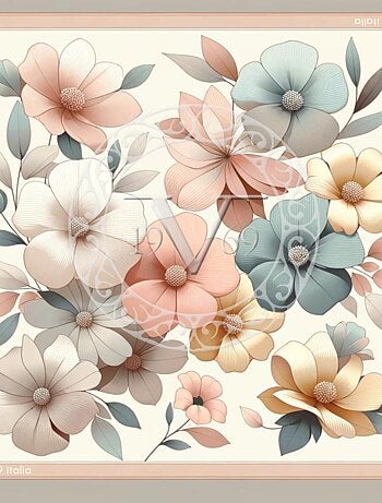 Pañuelo de seda Grand Spring Flowers
