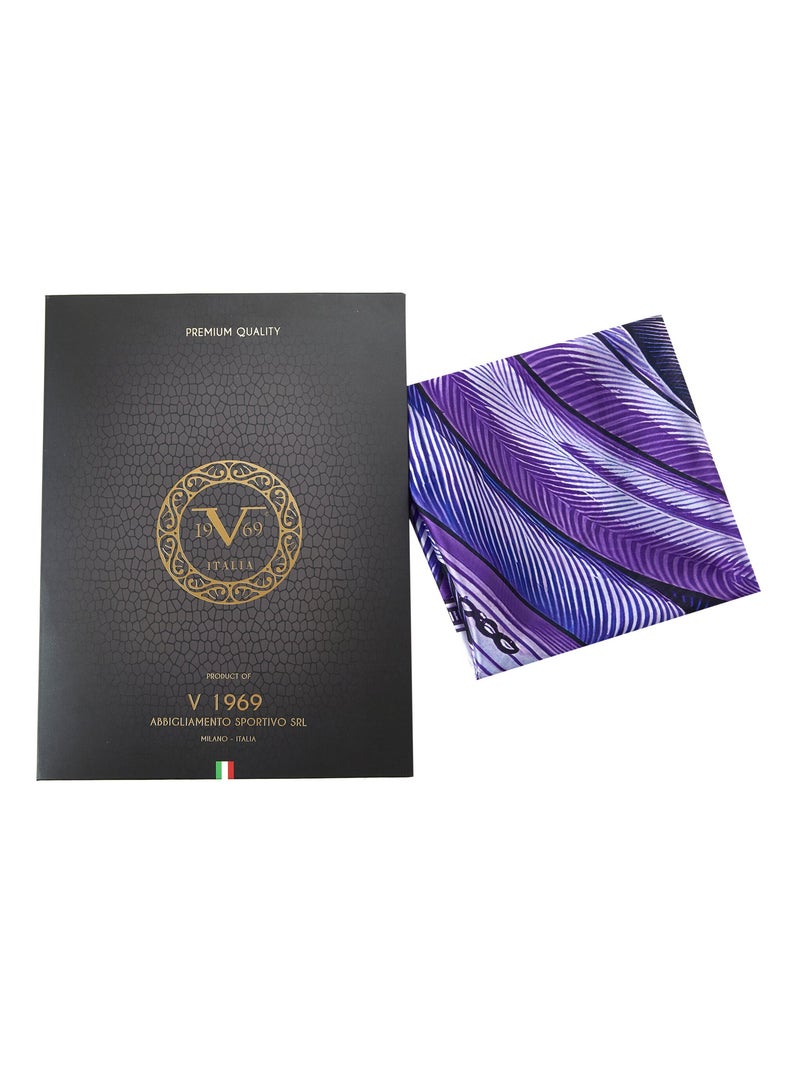 Pañuelo de seda Italian Sea Violeta - Kiabi