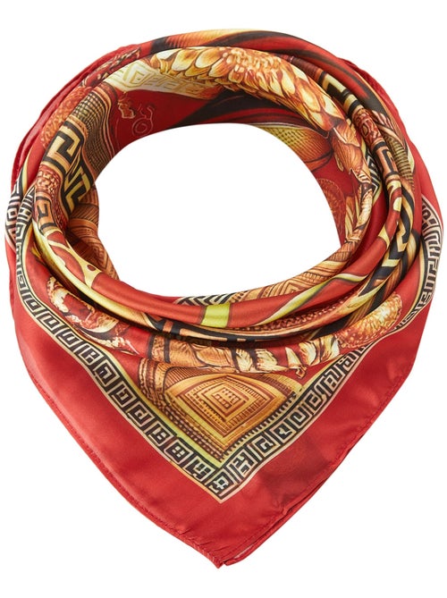 Pañuelo de seda Shield Red - Kiabi Pañuelo de seda Shield Red - Kiabi
