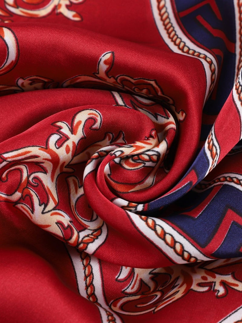 Pañuelo de Seda VKING Rojo - Kiabi