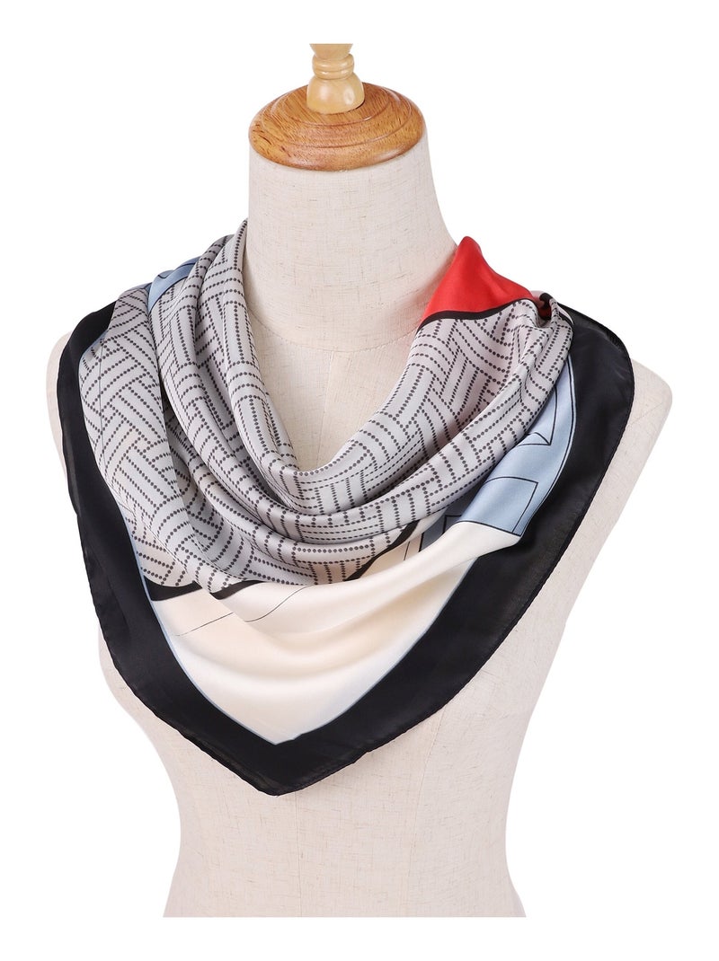 Pañuelo de Seda YOUCHIC Negro - Kiabi