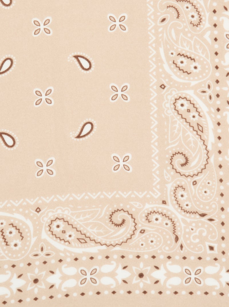 Pañuelo estampado de bandana Blanco - Kiabi