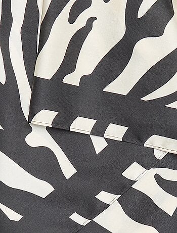Pañuelo estampado de cebra