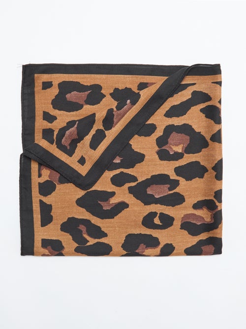 Pañuelo estampado de leopardo - Kiabi