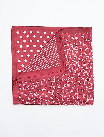 Pañuelo estampado de 'lunares' y 'bandana'