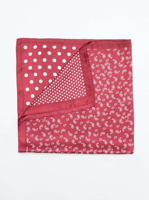 Pañuelo estampado de 'lunares' y 'bandana' - Kiabi Pañuelo estampado de 'lunares' y 'bandana' - Kiabi
