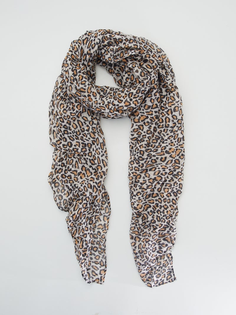 Pañuelo estampado leopardo leopardo - Kiabi