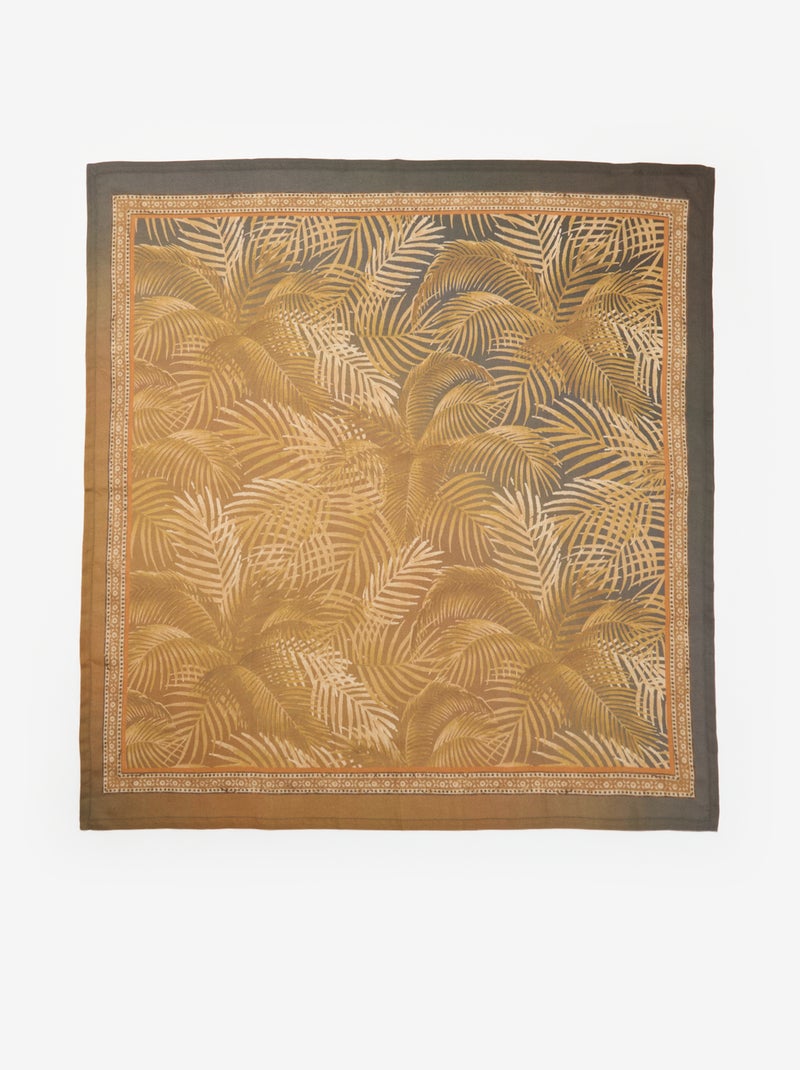Pañuelo estampado Marron - Kiabi
