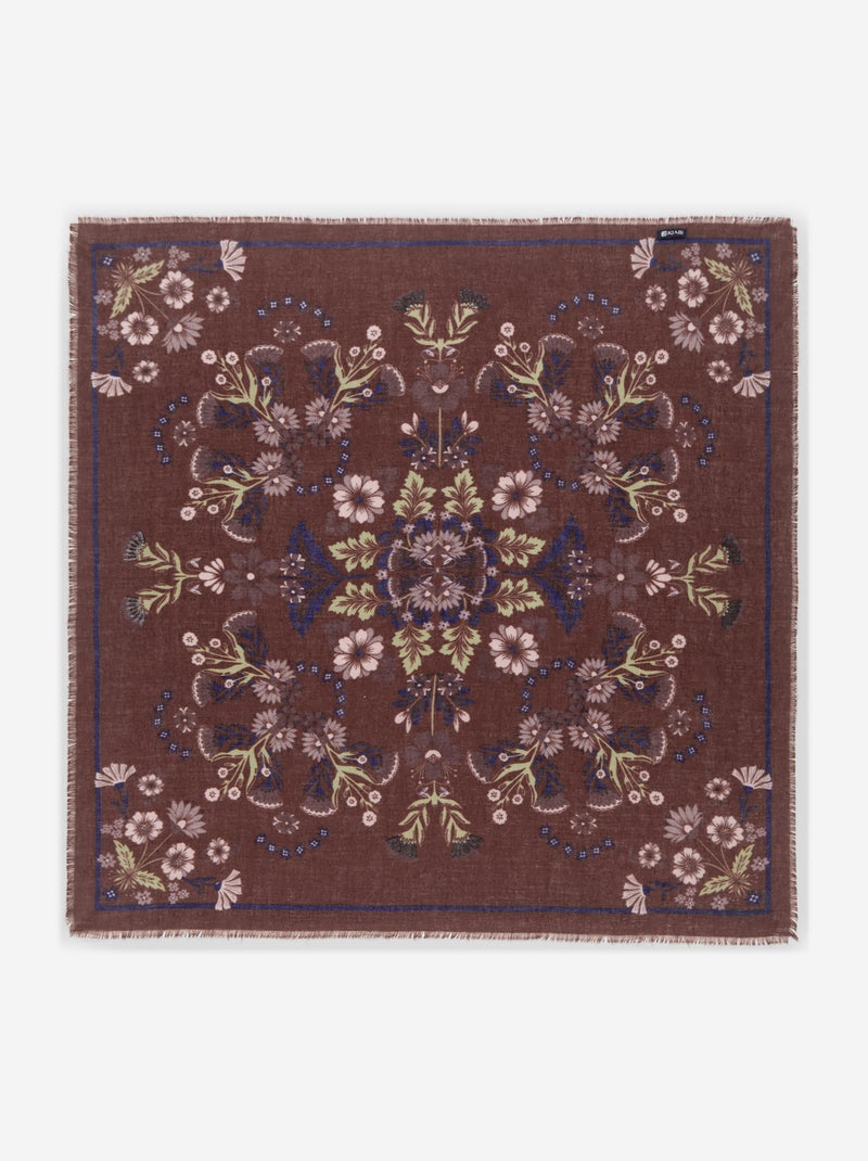 Pañuelo estampado Marron - Kiabi
