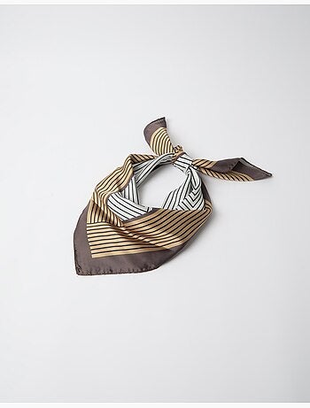 Pañuelo geométrico estampado, mo fashion