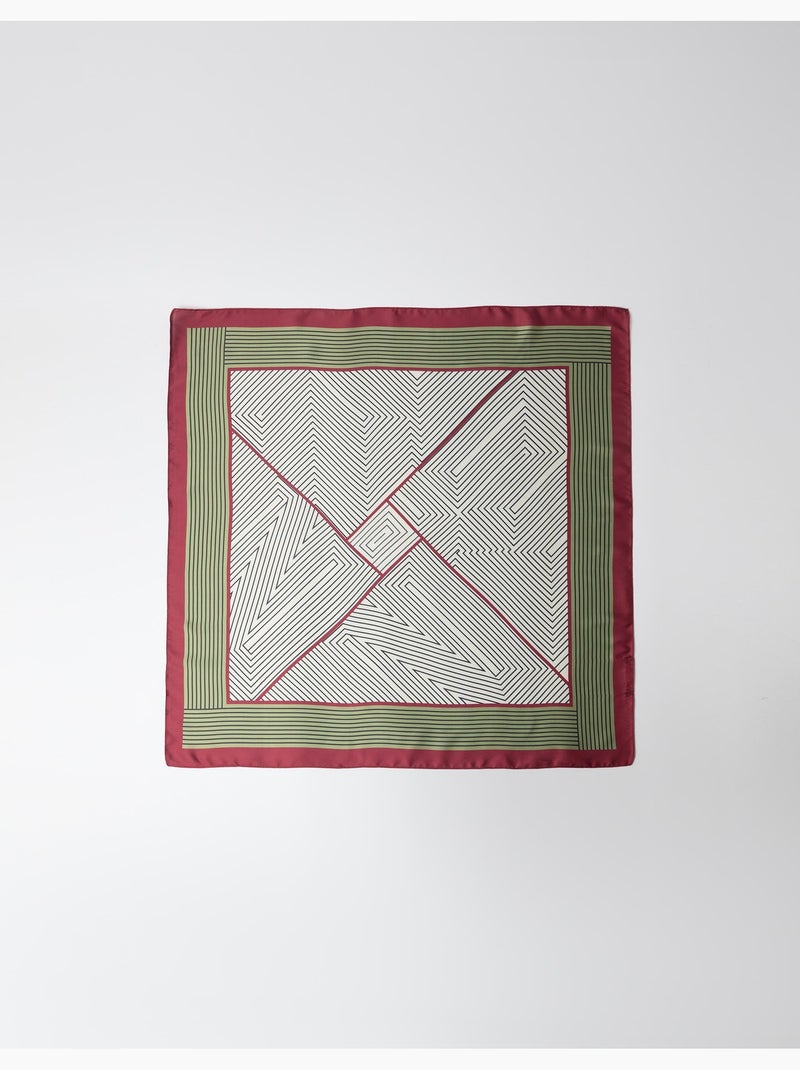 Pañuelo geométrico estampado, mo fashion Verde - Kiabi