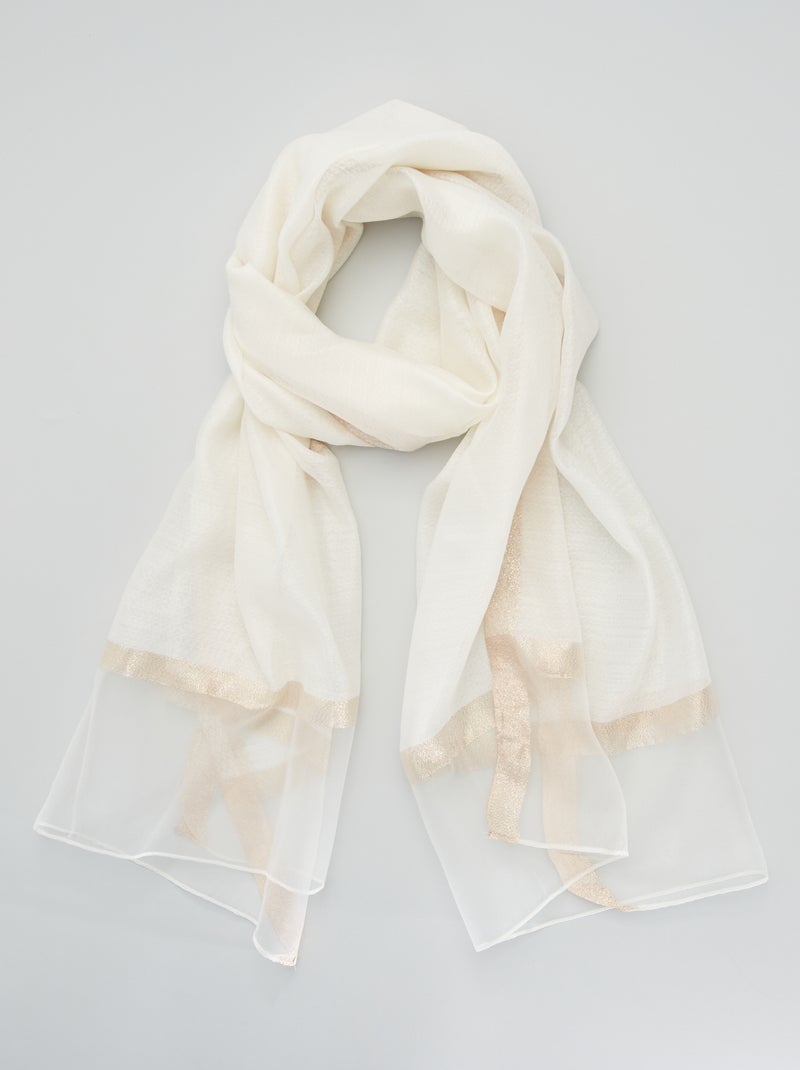 Pañuelo ligero BLANCO - Kiabi