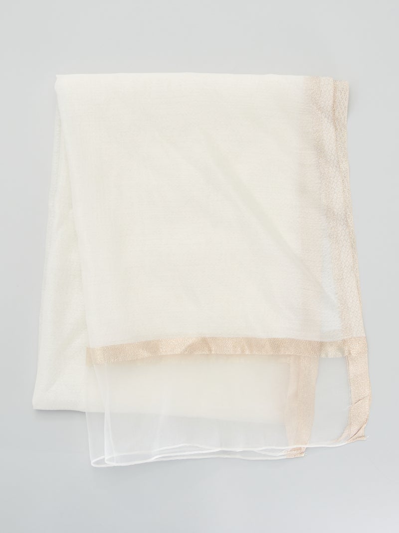 Pañuelo ligero BLANCO - Kiabi