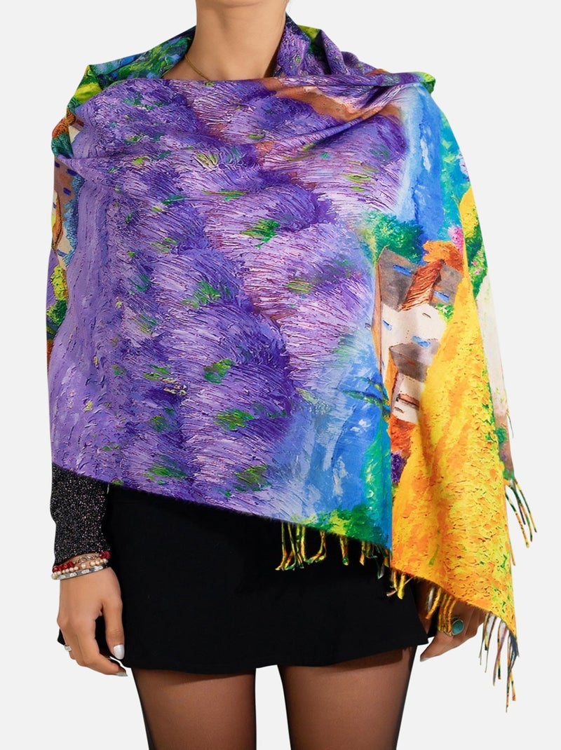 Pañuelo Monet "Lavanda Kebello Violeta - Kiabi