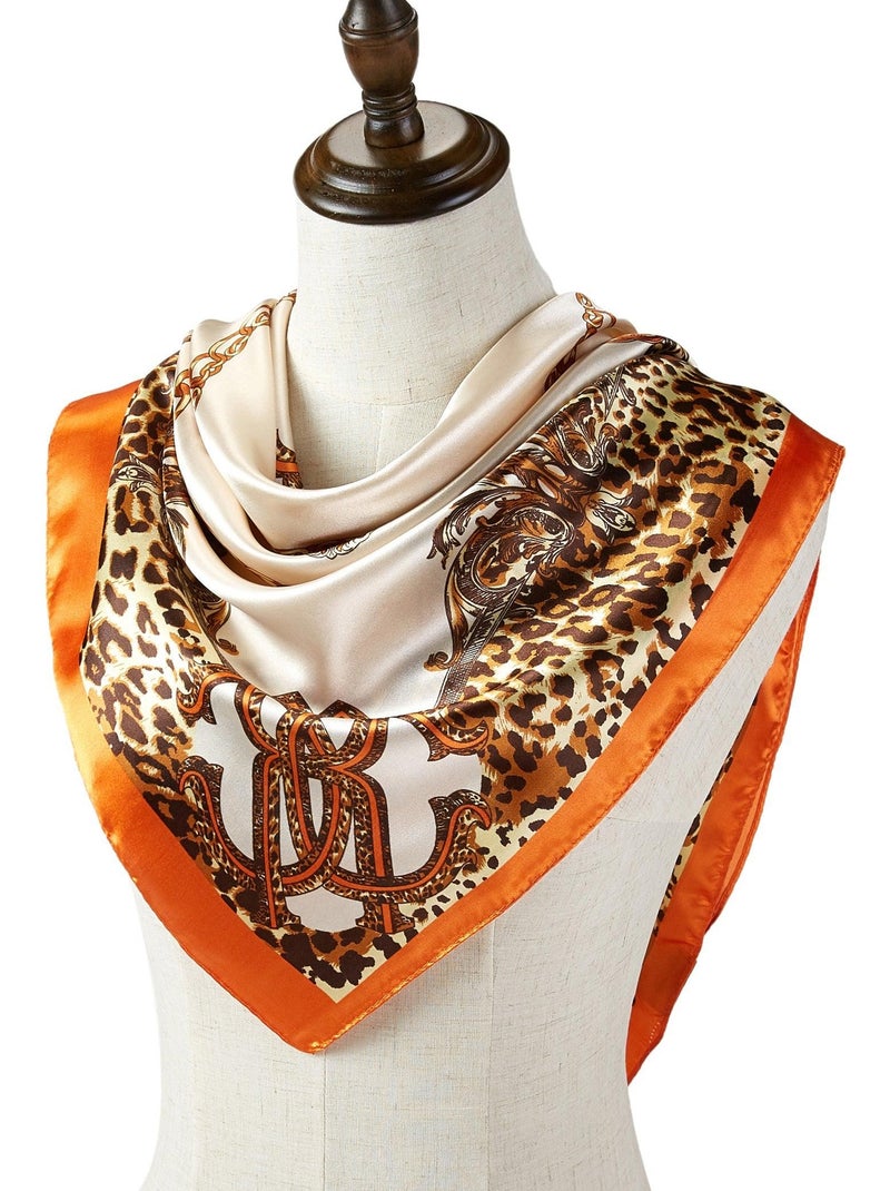 Pañuelo seda Roberto Beige - Kiabi