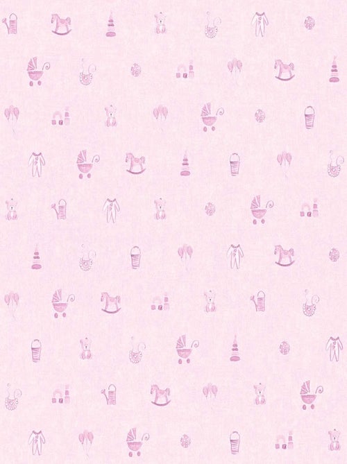Papel pintado bebé “pequeños juguetes” - Kiabi