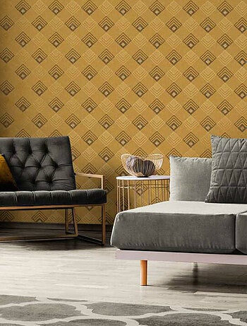 Papel pintado cuadrado art déco