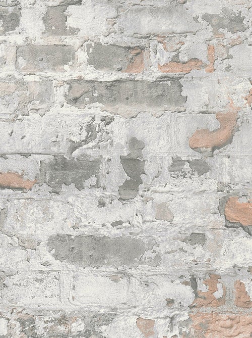 Papel pintado de ladrillo usado Berlín - Kiabi Papel pintado de ladrillo usado Berlín - Kiabi