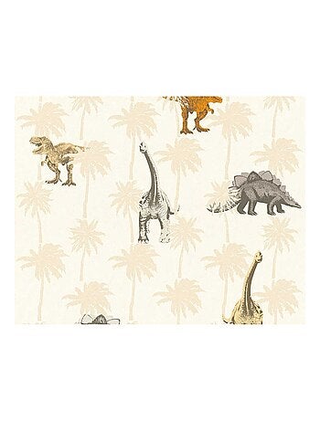 Papel pintado estampado dinosaurios