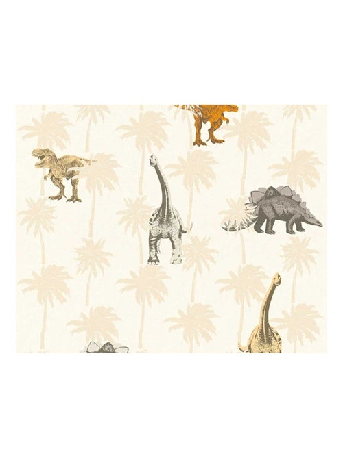 Papel pintado estampado dinosaurios - Kiabi