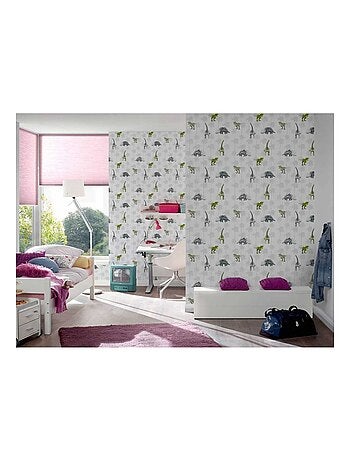 Papel pintado estampado dinosaurios