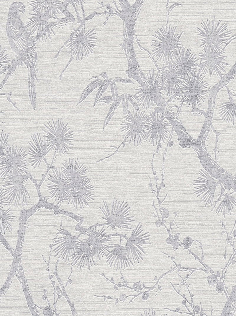 Papel pintado Jardín japonés Marfil - Kiabi