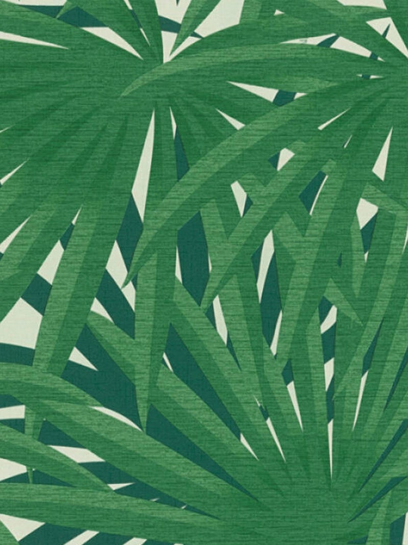 Papel pintado Palmeral Verde - Kiabi