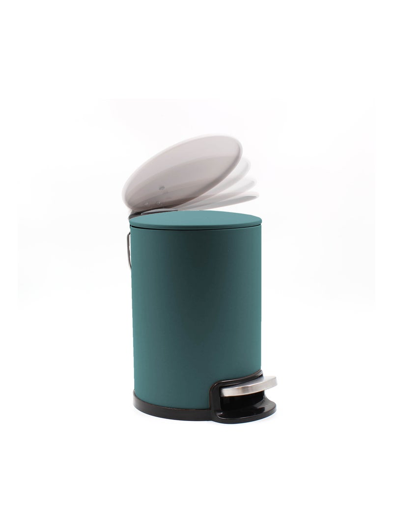 Papelera interior con pedal 3L Azul pavo real - Kiabi
