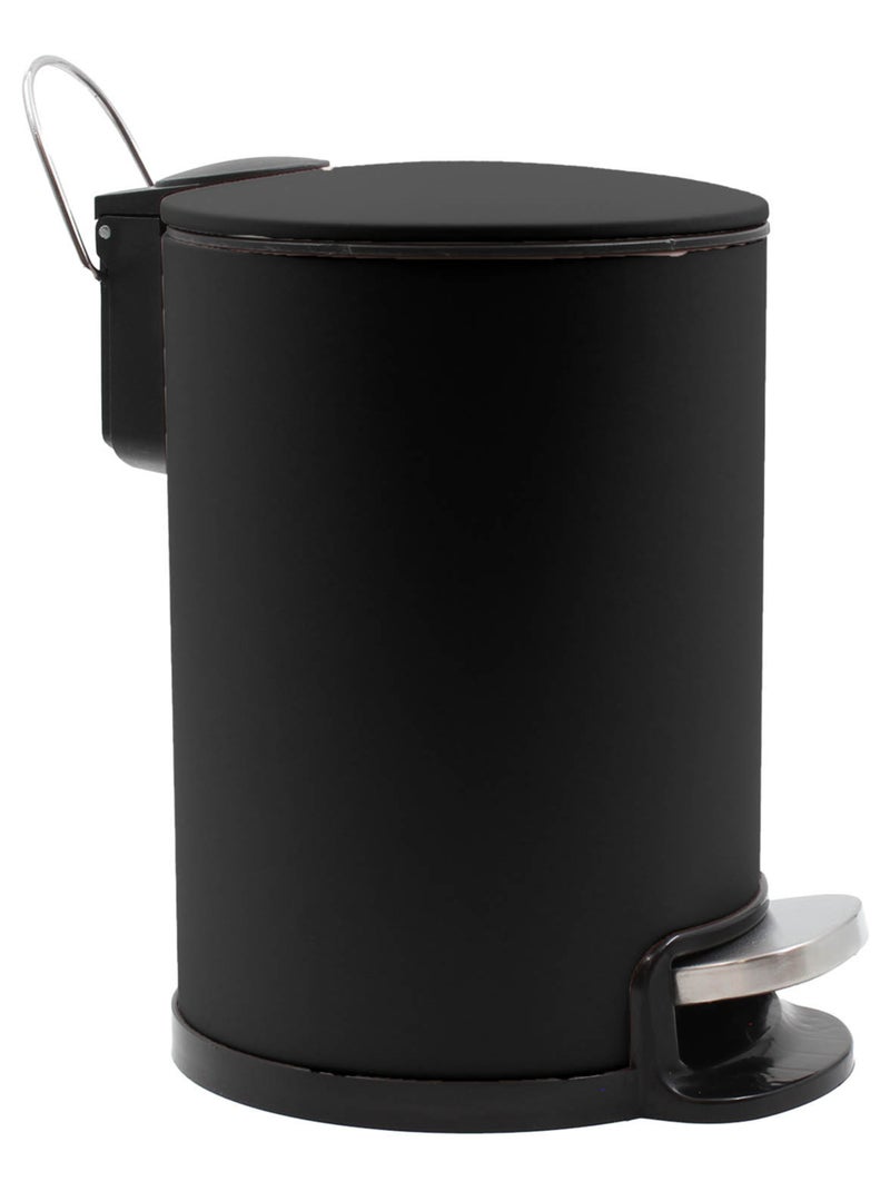 Papelera interior con pedal 3L Negro - Kiabi