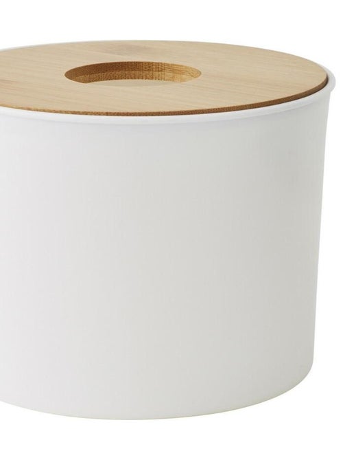 Papelera para algodones – Tapa de bambú 1,5 L – Guy Levasseur - Kiabi