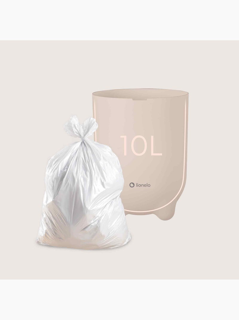 Papelera para pañales LIONELO Purebin - Hermética - 10 L - Para bolsas universales Beige - Kiabi