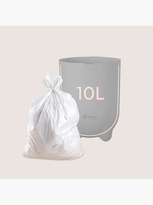 Papelera para pañales LIONELO Purebin - Hermética - 10 L - Para bolsas universales - Kiabi