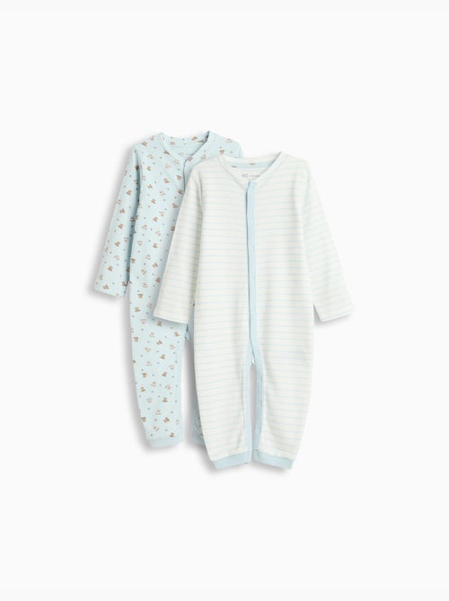 Paquete 2 babygrows, mo fashion - Kiabi Paquete 2 babygrows, mo fashion - Kiabi