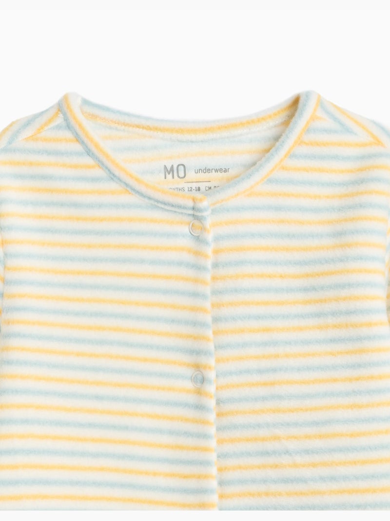 Paquete 2 babygrows, mo fashion Gris - Kiabi