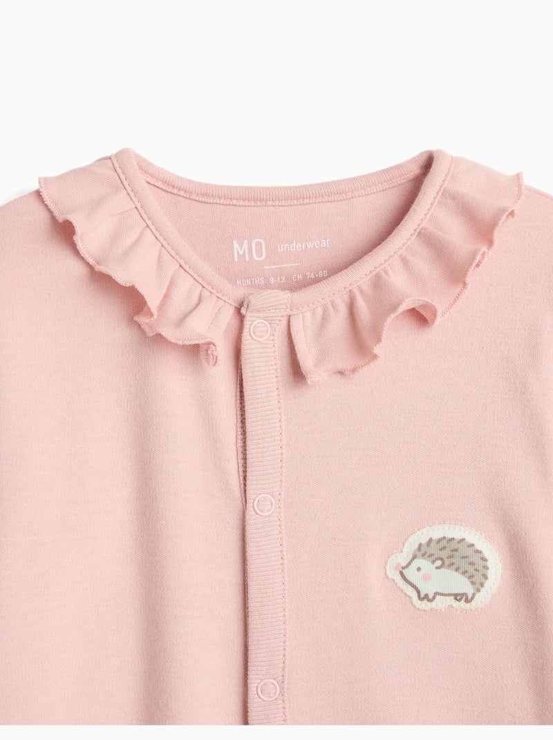 Paquete 2 babygrows, mo fashion Rosa - Kiabi