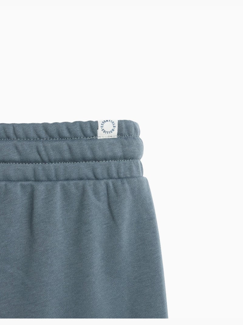 Paquete de 2 pantalones deportivos de peluche, mo fashion Azul - Kiabi