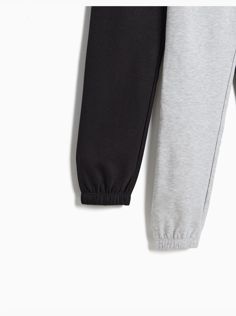 Paquete de 2 pantalones deportivos de peluche, mo fashion Gris - Kiabi