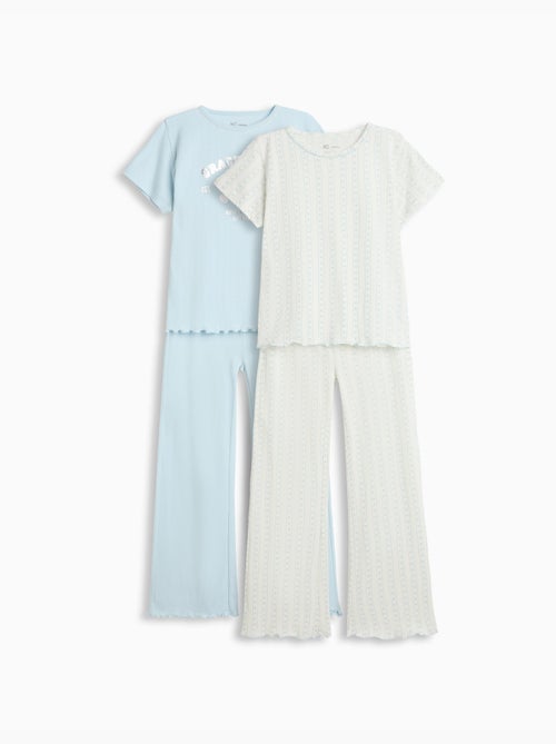 Paquete de 2 pijamas de camiseta, mo fashion - Kiabi