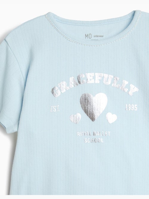 Paquete de 2 pijamas de camiseta, mo fashion - Kiabi