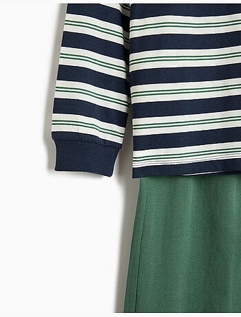 Paquete de 2 pijamas de camiseta, mo fashion
