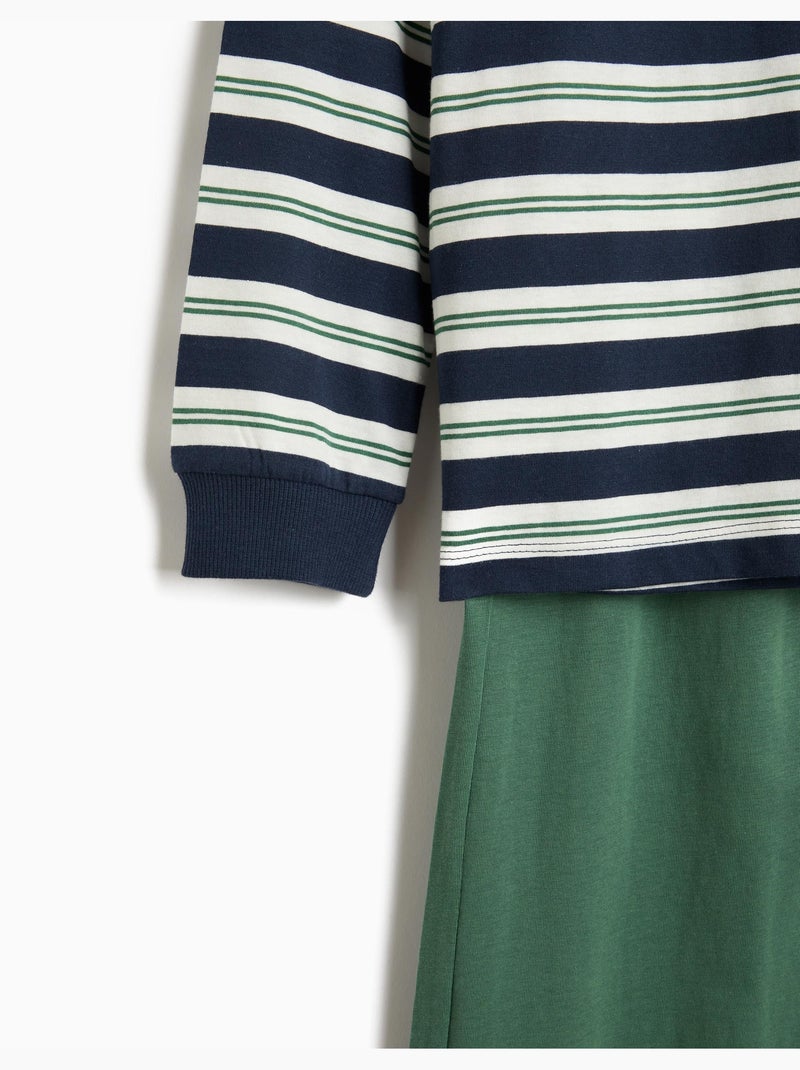 Paquete de 2 pijamas de camiseta, mo fashion Multicolor - Kiabi