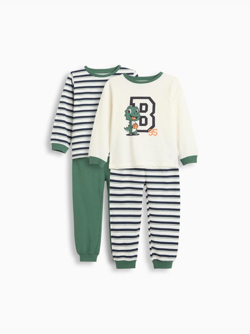Paquete de 2 pijamas, mo fashion - Kiabi Paquete de 2 pijamas, mo fashion - Kiabi