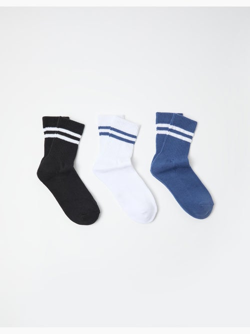 Paquete de 3 pares de calcetines, MO Fashion - Kiabi Paquete de 3 pares de calcetines, MO Fashion - Kiabi
