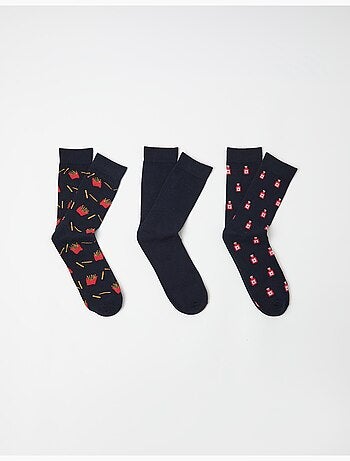 Paquete de 3 pares de calcetines, MO Fashion