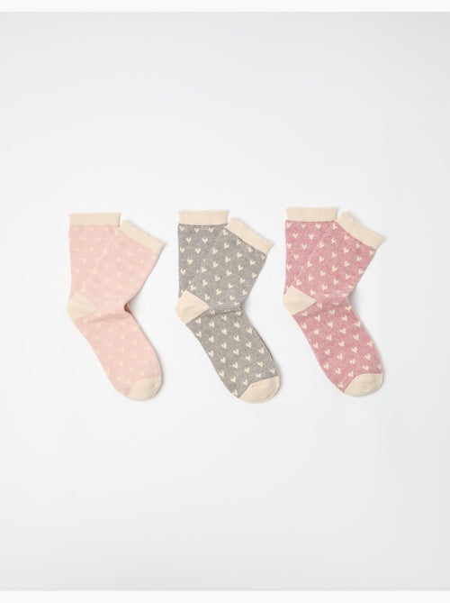 Paquete de 3 pares de calcetines, MO Fashion - Kiabi Paquete de 3 pares de calcetines, MO Fashion - Kiabi